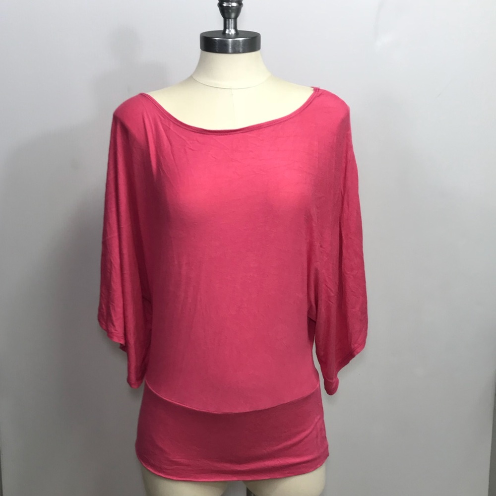 ⛔️SOLD⛔️Jmode Pink Top blouse size Large
